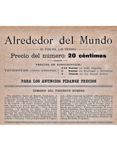 Alrededor del mundo. Revista ilustrada. N.º 5, 7-julio-1899