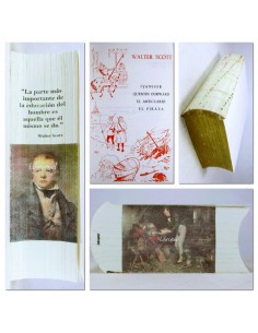 Libro para Encuadernador - Cortes Ilustrados. Obras de Walter Scott