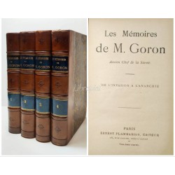 Les mèmoires de M. Goron....