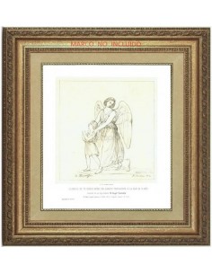 El Ángel Custodio. Facsimile de un dibujo hecho por Alberto Thorvaldsen a la edad de 70 años