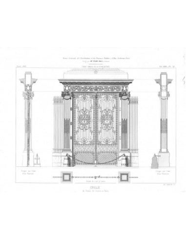 Grille (du Palais de Justice à Paris