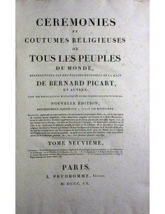 Cérémonies et coutumes religieuses de tous les peoples du monde, T. IX