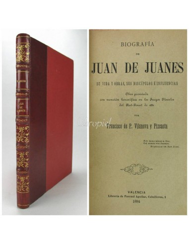 Biografía de Juan de Juanes su vida y obras, sus discípulos e influencias