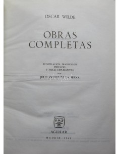 Obras completas de Wilde