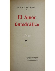 El amor catedrático