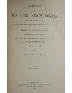 Obras de D. Juan Donoso Cortés