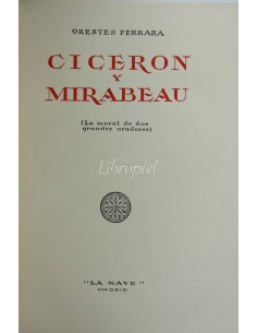 Cicerón y Mirabeau