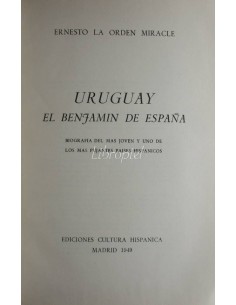 Uruguay el benjamín de España