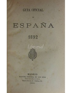 Guía oficial de España 1892