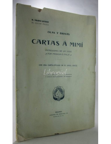 Olas y brisas. Cartas á mamí. Impresiones de un viaje por Francia é Italia