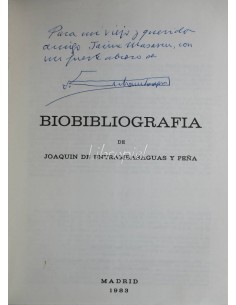 Biobibliografía de Joaquín de Entrambasaguas