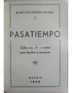 Pasatiempo. Colección de cuentos que huelen a incienso