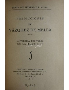 Predicciones de Vázquez de Mella