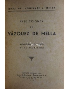 Predicciones de Vázquez de Mella