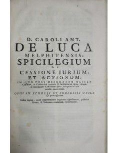 Tractatus de Cessione Jurium et Actionum & Spicilegium... id.