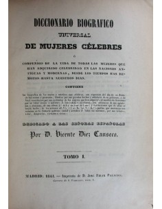 Diccionario biográfico universal de mujeres célebres