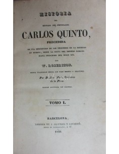 Historia del reinado del Emperador Carlos V