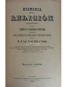 Historia de la religión extractada de los libros de la Sagrada Escritura