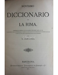 Novísimo diccionario de la rima