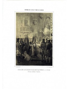 Banderas Austriacas Ofrecidas á la Virgen de Atocha por la Reina Dª. María