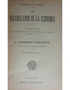 Vocabulario de la economía