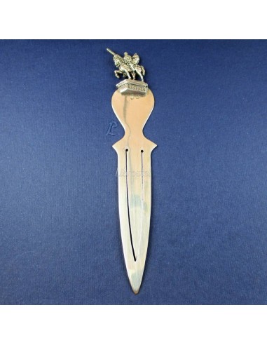 Marcapáginas de plata 925,12,5 cm., Cid Campeador