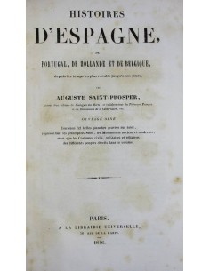 Histoires D'Espagne, de Portugal, de Hollande et de Belgique